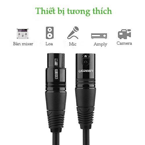 Dây cáp nối dài Canon XLR Ugreen AV130