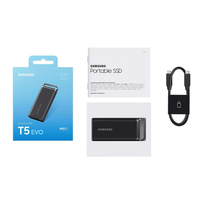 Ổ cứng di động SSD Samsung T5 EVO 460MB/s (2TB-4TB)