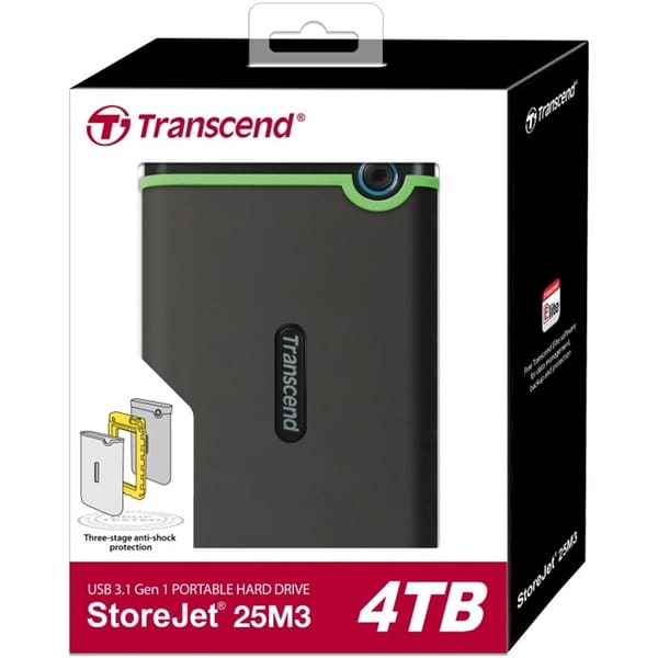 Ổ cứng di động Transcend StoreJet Slim 25M3S