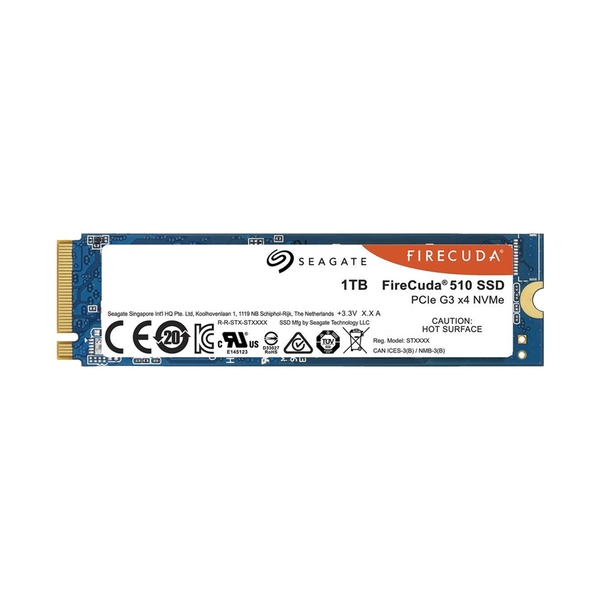 SSD Seagate Firecuda 510 M.2 2280 PCIe Gen3 NVMe (250GB-2TB)