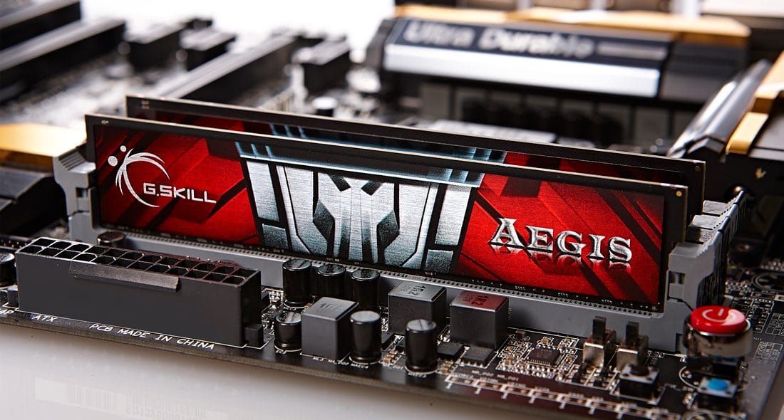 Ram PC G.SKILL Aegis DDR3 (4GB-8GB 1600MHz)
