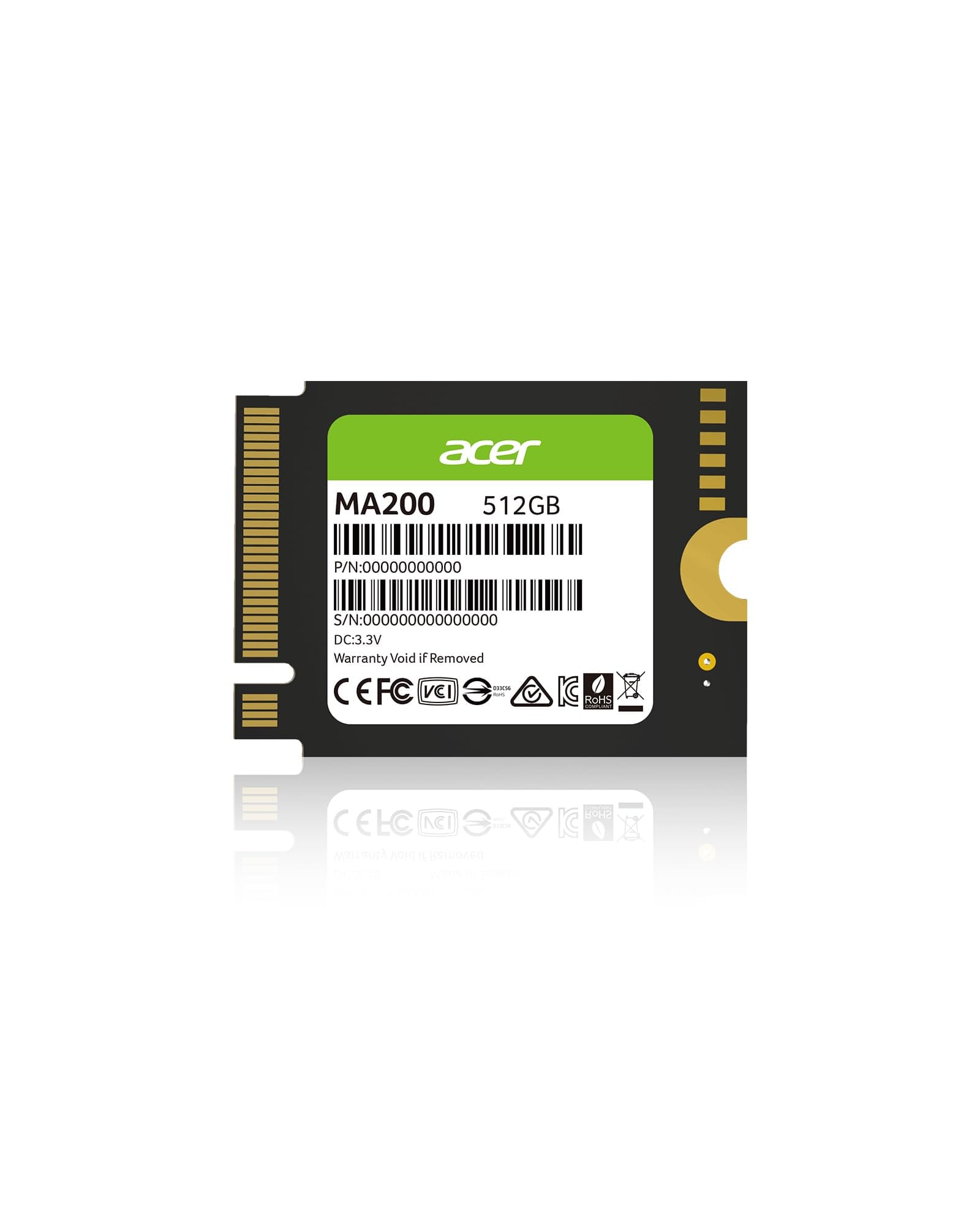SSD Acer MA200 M.2 PCIe Gen4 x4 NVMe 512GB-1TB