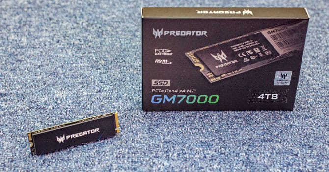 SSD Acer Predator GM7000 PCIe Gen4 NVMe M.2 (1TB-4TB)