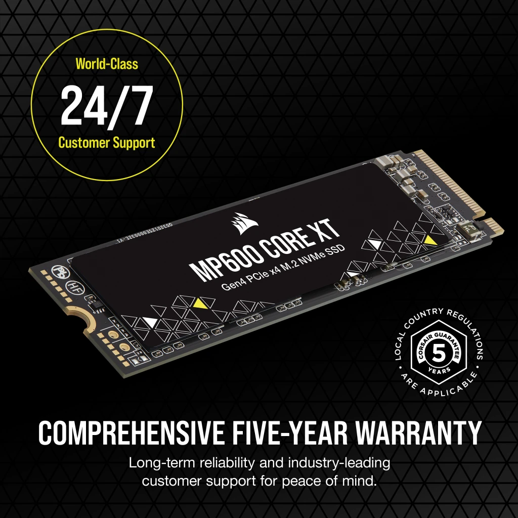 SSD Corsair MP600 CORE XT PCIe 4.0 Gen4 (1TB-4TB)