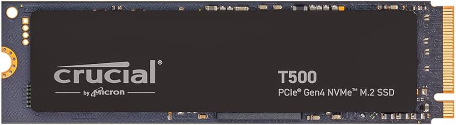 SSD Crucial T500 M.2 PCIe Gen4 NVMe (500GB-2TB)