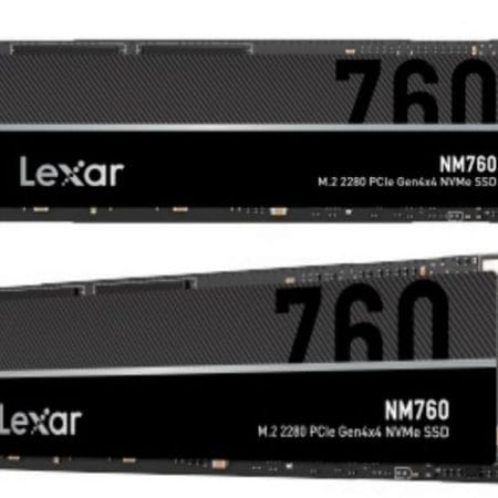 SSD Lexar NM760 M.2 PCIe Gen4 NVMe (512GB-1TB)
