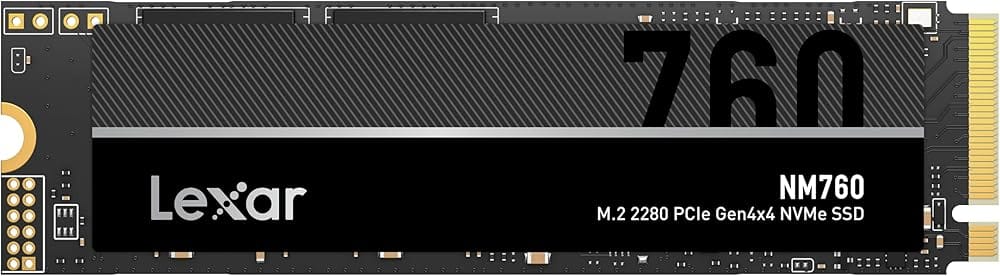 SSD Lexar NM760 M.2 PCIe Gen4 NVMe (512GB-1TB)