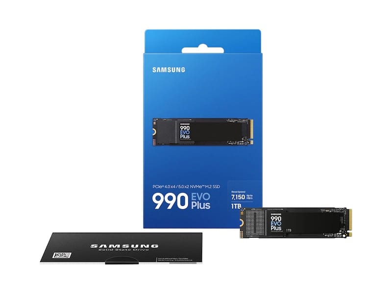 SSD Samsung 990 EVO PCIe NVMe V-NAND M.2 2280 (1TB-2TB)