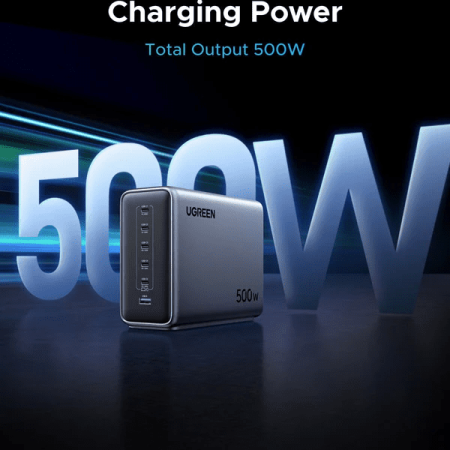Trạm sạc Ugreen 55549 500W 6 cổng (5*USB-C+1*USB-A)