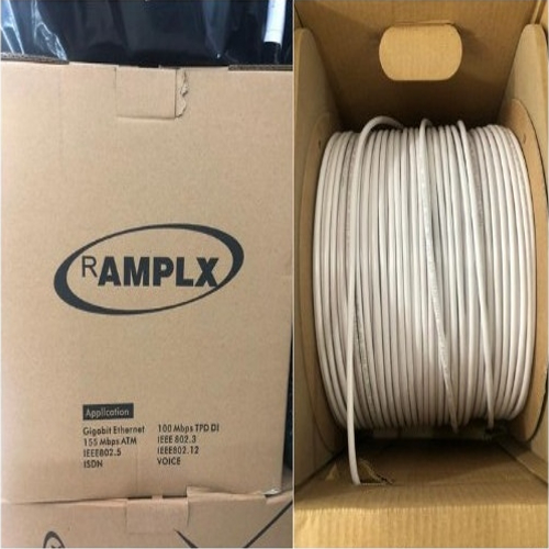 Cáp mạng chống nhiễu STP Cat5 AMPLX B0706 (Lõi 23AWG bọc bạc, Truyền xa max 100m)