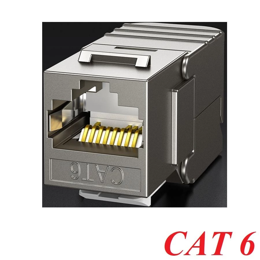 Hạt mạng RJ45 âm tường Cat6 Ugreen NW159 (1000Mbps – Vỏ nhựa và vỏ hợp kim)
