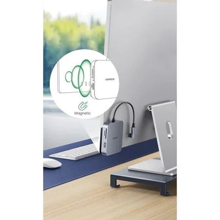 Hub USB-C Ugreen 60377 5 in 1 (3*USB 3.0, 1*SD , 1*TF, dành cho iMac, iPad)