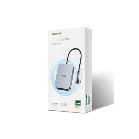 Hub USB-C Ugreen 60377 5 in 1 (3*USB 3.0, 1*SD , 1*TF, dành cho iMac, iPad)