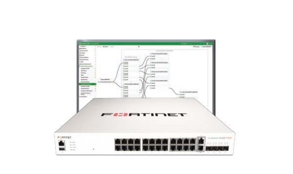 Switch Fortinet FortiSwitch FS-124F 24-Port (24x Gigabit + 4x SFP)
