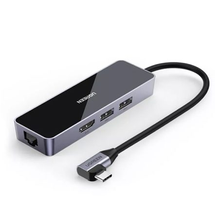 Hub USB-C Ugreen 80546 4 in 1 (2 x USB 3.0 + HDMI + RJ45)