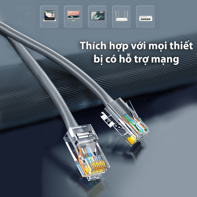 Đầu bấm mạng Cat6 Ugreen NW177 (50-100 cái)