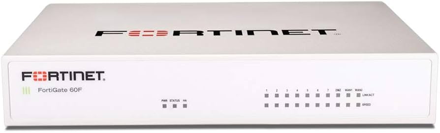 FortiGate Firewall Fortinet FG-60F-BDL-950-12 1-Year Bundle (FG-60F + 1 Year 24×7 FortiCare + FortiGuard)
