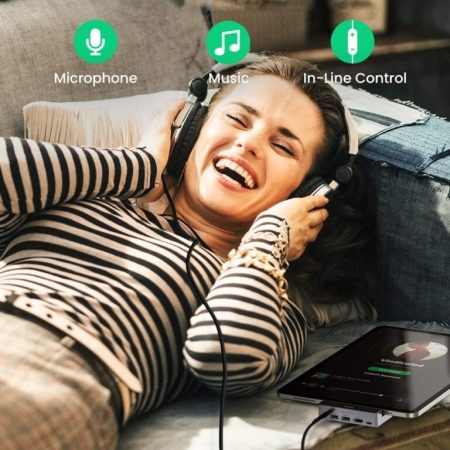 Hub USB-C Ugreen 70688 5 in 1 (USB 3.0 A Female * 2, HDMI*1, 3.5mm Audio*1)