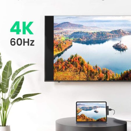 Hub USB-C Ugreen 70688 5 in 1 (USB 3.0 A Female * 2, HDMI*1, 3.5mm Audio*1)