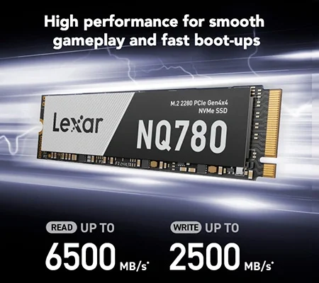 SSD Lexar NQ780 M.2 PCIe Gen 4×4 NVMe (512TB-2TB)