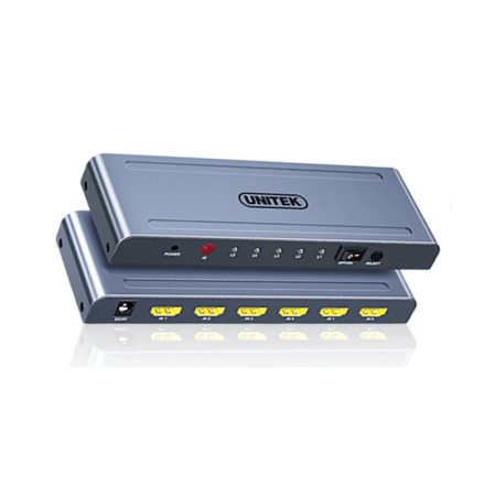 Bộ chuyển mạch HDMI 5 vào 1 ra Unitek V135A (Hỗ trợ độ phân giải 4K/30Hz, Có điều khiển từ xa)