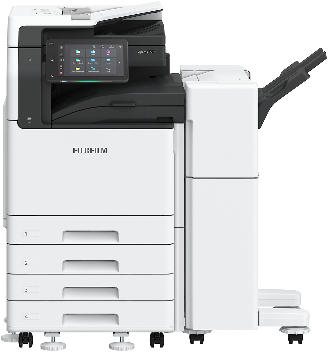 Máy in đa chức năng Fujifilm Apeos C2567 (In màu A3, Scan, Copy, Tốc độ 25 trang/phút, Kết nối mạng LAN)