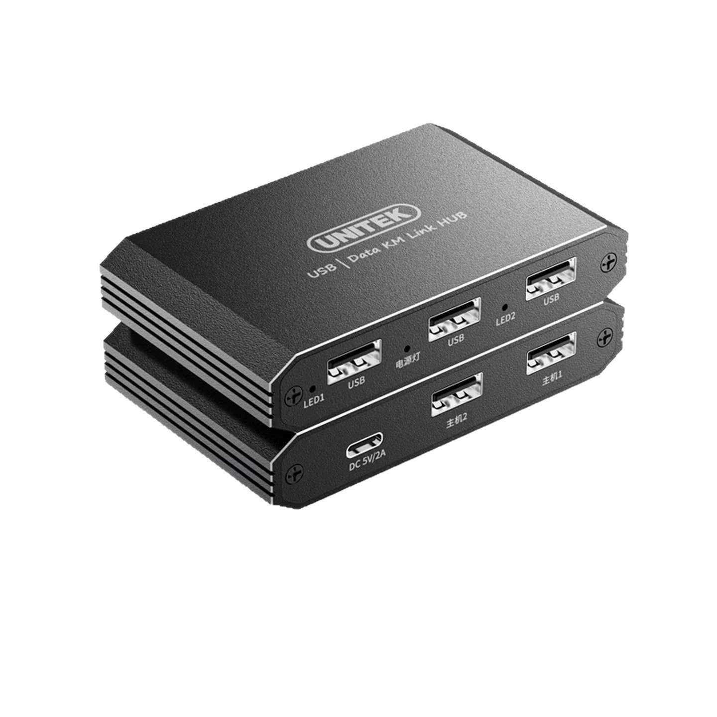 Hub USB 3.0 4 cổng Unitek U1354A (Tốc độ truyền dữ liệu 5Gbps, Vỏ nhôm cao cấp, Cổng cấp nguồn phụ USB-C)