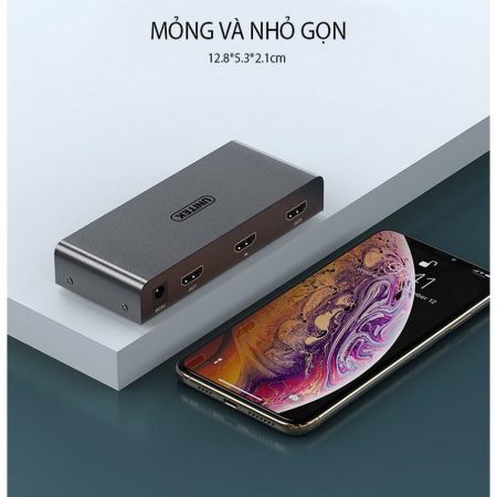 Bộ Chia HDMI 1 Ra 2 Cổng UNITEK V130A (Hỗ Trợ 4K)