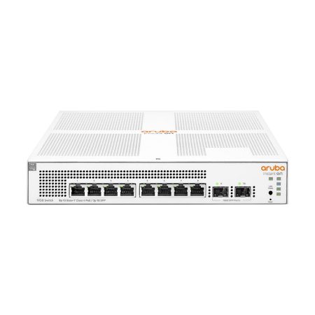 Switch Aruba 8G Class 2SFP POE 124W JL681A (8 Cổng RJ45 10/100/1000Mbps, 2 Cổng SFP 1GbE, nguồn POE 124W)