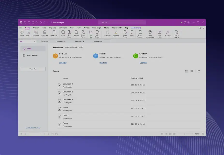 Phần mềm Foxit PDF Editor Plus (20 AI credit/tháng, Windows, macOS & Mobile apps)