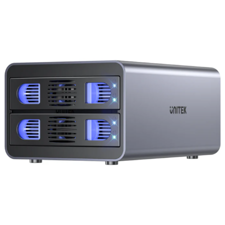 Thiết bị lưu trữ RAID Unitek S1308A01-EU (2 Bay, Hỗ trợ dung lượng 40TB)