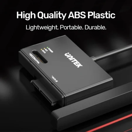 Cáp Type-C sang M.2 và SATA UNITEK S1232A01-EU (10Gbps, nguồn 12V 2A)