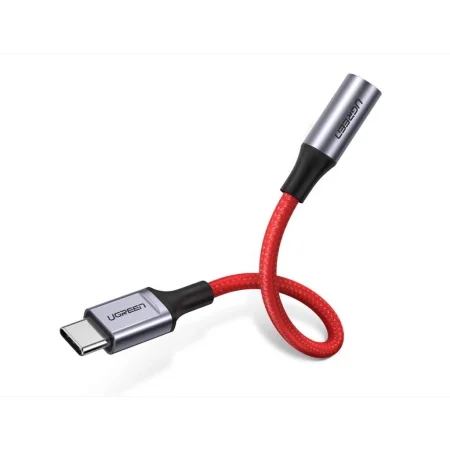 Dây chuyển Type C sang Audio 3.5mm Ugreen AV161 (Chip DAC)
