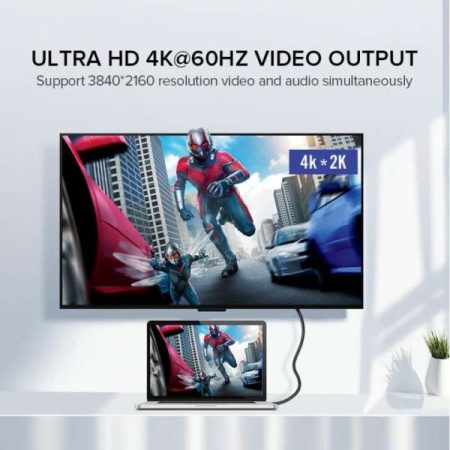 Dây trình chiếu Video Type C Ugreen US161 (hỗ trợ 4k@60Hz)