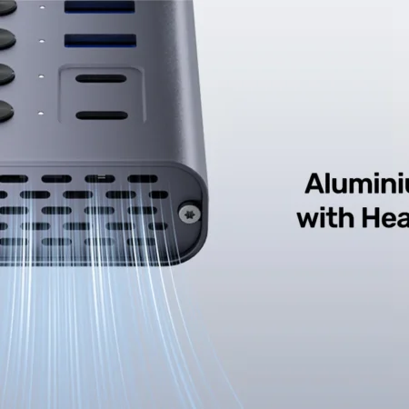 Hub USB 3.0 10 cổng Unitek H1315B01-EU (5Gbps, nguồn 12V 3A)