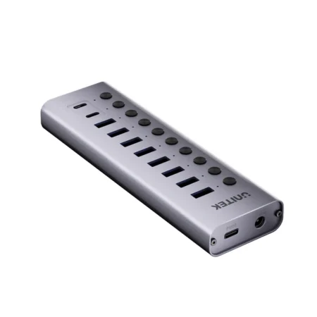 Hub USB 3.0 10 cổng Unitek H1315B01-EU (5Gbps, nguồn 12V 3A)