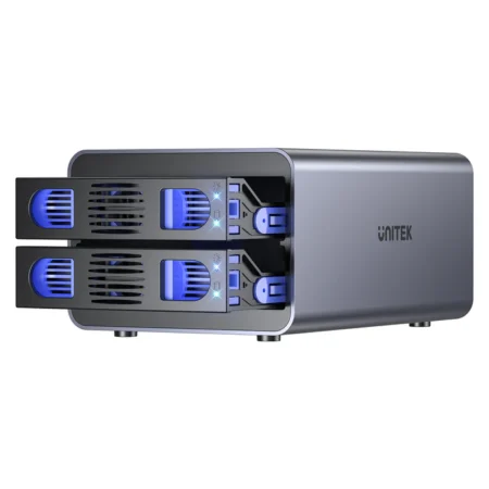 Thiết bị lưu trữ RAID Unitek S1308A01-EU (2 Bay, Hỗ trợ dung lượng 40TB)