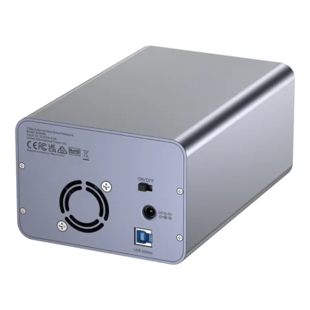 Thiết bị lưu trữ RAID Unitek S1308A01-EU (2 Bay, Hỗ trợ dung lượng 40TB)