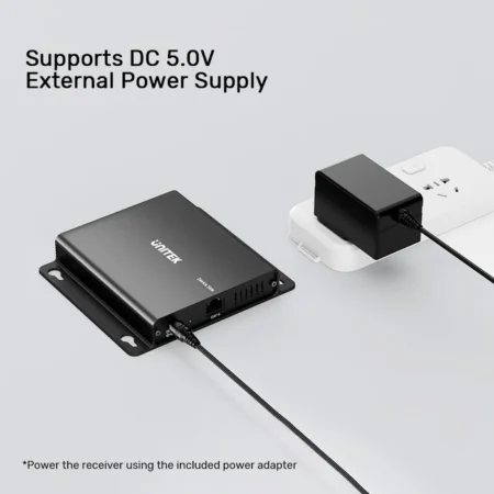Bộ mở rộng USB qua LAN 150M UNITEK U1222ABK01-EU (4 cổng USB, 480Mbps)