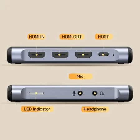 Card ghi hình UNITEK V1177AGY01 (hỗ trợ 4K@60Hz, 5Gbps)