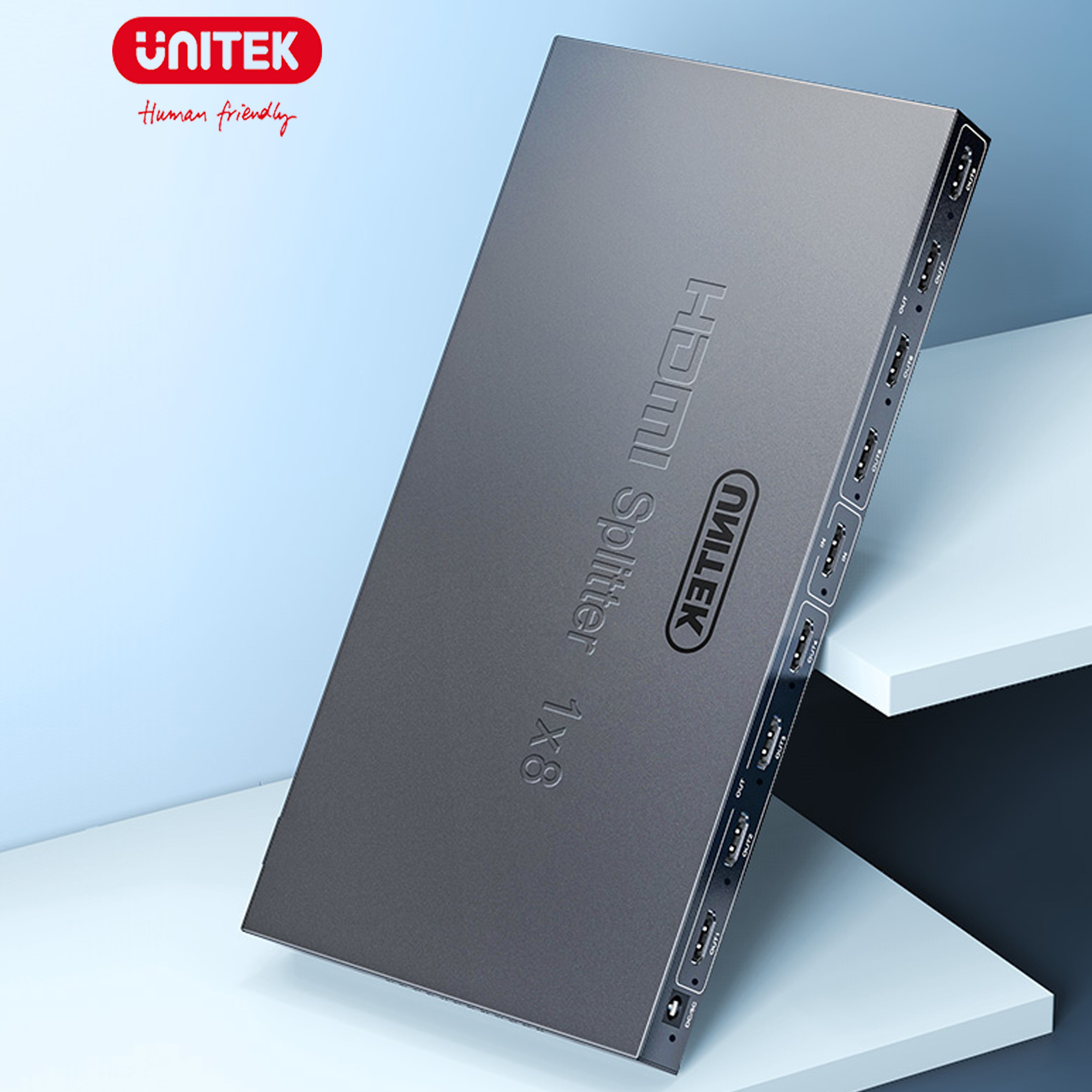Bộ chia 8 cổng HDMI UNITEK V132A (Hỗ trợ 4K@30Hz)