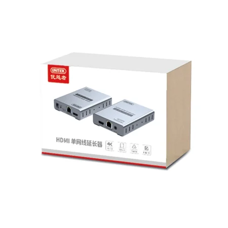 Bộ mở rộng HDMI qua LAN 120m UNITEK V164A (Hỗ trợ 4K@30Hz)