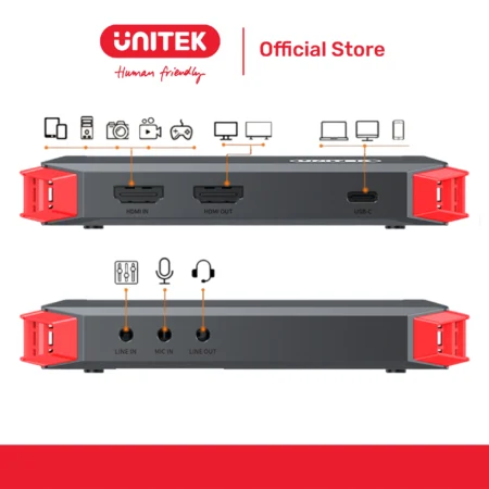 Card ghi hình UNITEK V169B (hỗ trợ 4K@60Hz, 5Gbps)