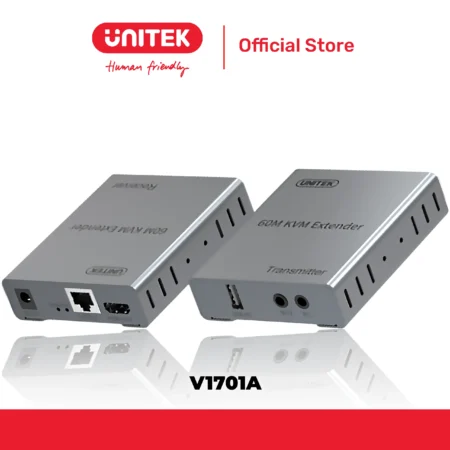 Bộ mở rộng HDMI qua LAN 60M UNITEK V1701A (Hỗ trợ 1080p@60Hz)