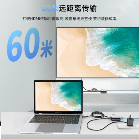 Bộ mở rộng HDMI qua LAN 60M UNITEK V178A (Hỗ trợ 1080p@60Hz)