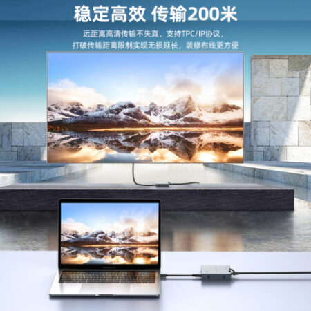 Bộ mở rộng HDMI qua LAN 200M UNITEK V180A (Hỗ trợ 1080p@60Hz)