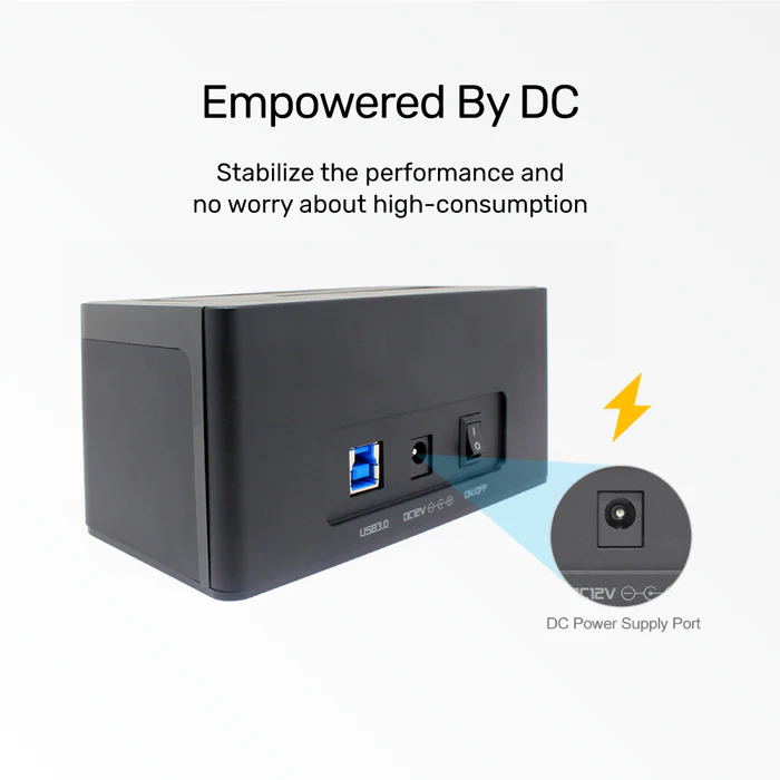 Box ổ cứng USB B 3.0 UNITEK Y-1078 (hỗ trợ 2.5 3.5, 5Gbps)
