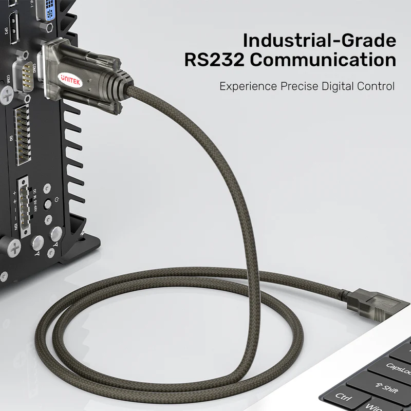 Cáp USB 2.0 sang RS232 âm UNITEK Y-1105D01 (Chipset Prolific PL2303, 1 Mbps)