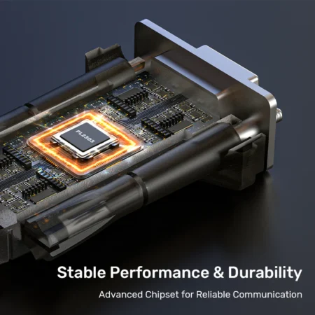 Cáp USB 2.0 sang RS232 âm UNITEK Y-1105D01 (Chipset Prolific PL2303, 1 Mbps)