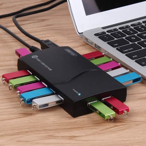 Hub USB 2.0 13 cổng UNITEK Y-2132 (480Mbps, nguồn 5V-4A)